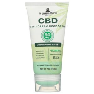 Discontinued NEW Grandpa Soap Co Cream Deodorant Eucalyptus & Spearmint, 2.8 oz
